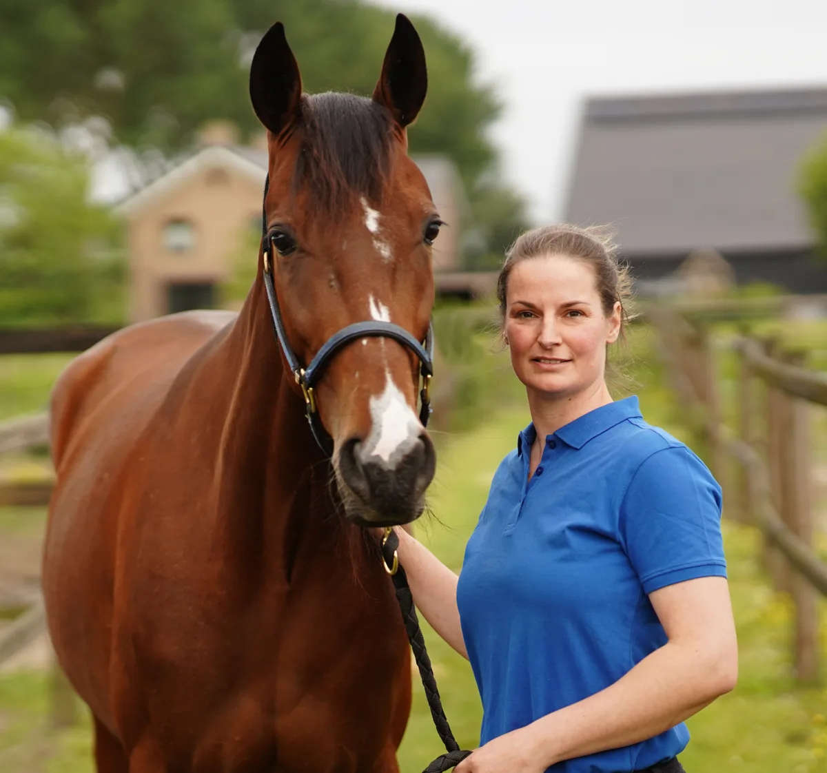 Kelly met een paard